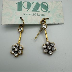 1928 flower earrings